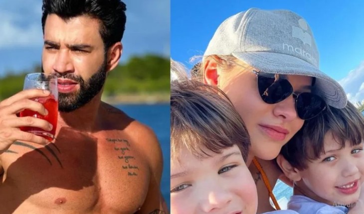 Andressa Suita e Gusttavo Lima aumentam família após adoção: ‘cinco irmãos’