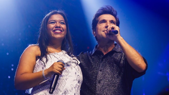 Vídeo: Daniel surpreende ao se apresentar com filha de João Paulo, com quem formou dupla sertaneja, durante show em SP