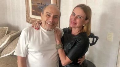 Stênio Garcia e Mari Saad se cansam e decidem comentar rumor de casamento de ‘fachada’