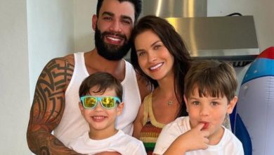 Filhos de Gusttavo Lima comemoram aniversário em apartamento luxuoso à beira-mar nos EUA; veja fotos