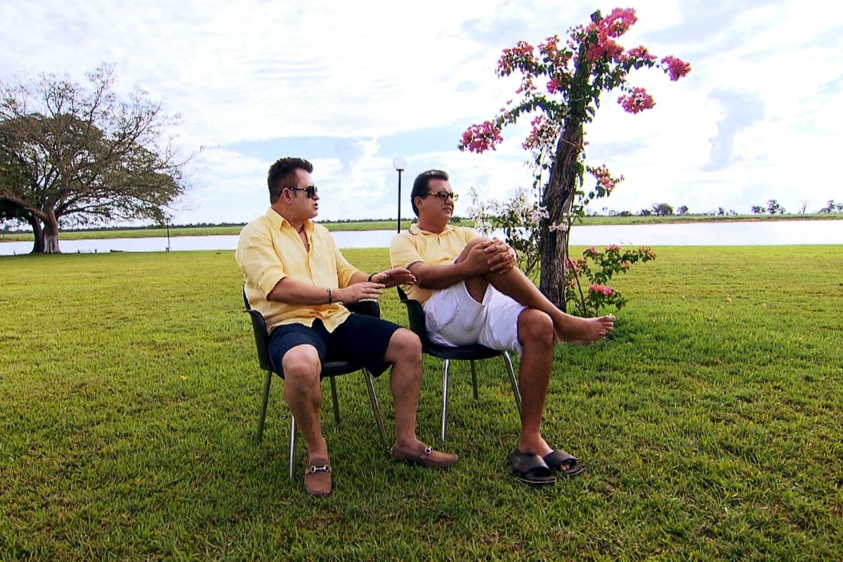 Marrone durante entrevista em sua fazenda (Foto: Reprodução)