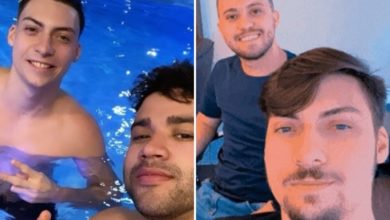 Após rumores de romance gay, vaza vídeo de Renan Bolsonaro com Gusttavo Lima e suposto ex