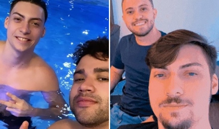 Após rumores de romance gay, vaza vídeo de Renan Bolsonaro com Gusttavo Lima e suposto ex