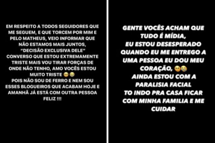 Após término, Rico Melquiades posta carta com alerta importante; vídeo