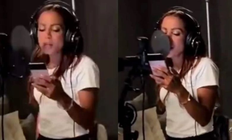 Anitta é flagrada cantando sem efeitos e resultado deixam internautas incrédulos, vídeo