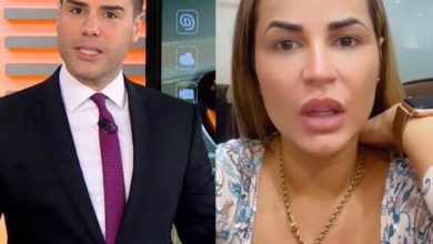 Luiz Bacci e Deolane Bezerra se beijam em evento e intrigam internautas