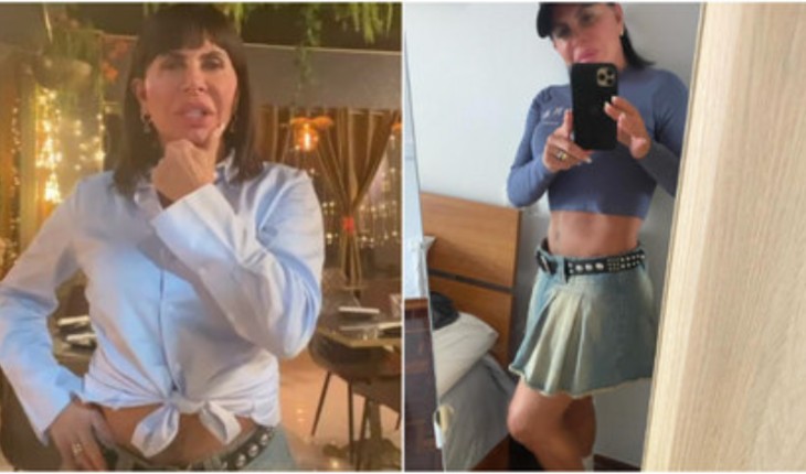 Internautas criticam estilo de roupa de Gretchen e a cantora não fica calada: ‘Me dá uma preguiça’