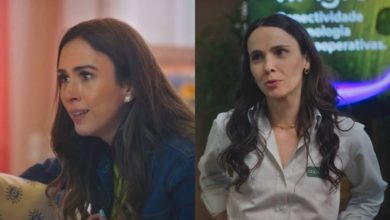 Terra e Paixão: Lucinda promove a melhor atitude com Anely e vigarista vai parar no mundo do cinema