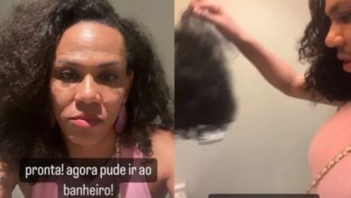 Atriz da Globo é barrada por segurança em banheiro feminino e diz ter sofrido transfobia: ‘Coloquei meu seio pra fora’