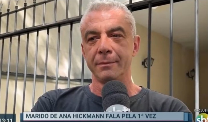 Vídeo: marido de Ana Hickmann aparece e diz que está dilacerado após agredir a apresentadora