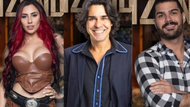 Enquete UOL A Fazenda: roça entre André, Shayan e Alicia X tem disputa acirrada entre dois participantes