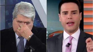 Luiz Bacci humilha Datena ao vivo e menciona banho de audiência de Record TV sobre Band: ‘o resto é chororô’