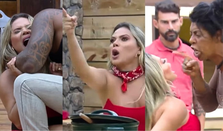 Video – Kally se descontrola e parte para cima de Márcia Fu