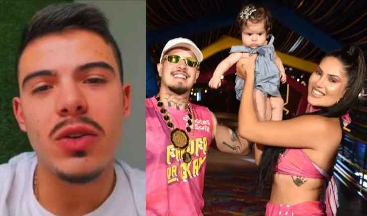 Thomaz Costa detona MC Jottapê e Estefany Boro por levarem bebê de cinco meses à Farofa da Gkay