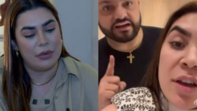 Ao Fantástico, Naiara Azevedo mostra registro de marido sendo agressivo; video