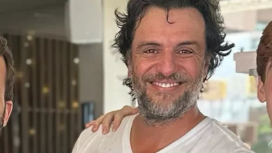 Filho de Rodrigo Lombardi rouba cena em rara aparição com o pai: “Gigante”