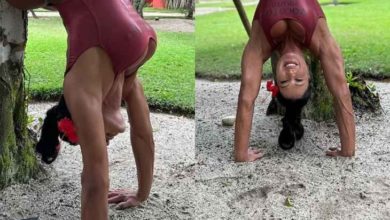 Gracyanne Barbosa é detonada ao fazer poses polêmicas com body minúsculo