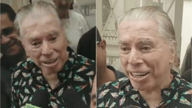 Vídeos mostram Silvio Santos sendo surpreendido por fãs na porta de sua mansão ao completar 93 anos