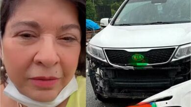 Roberta Miranda divulga vídeo após sofrer acidente de carro; ela mostrou como o veículo ficou