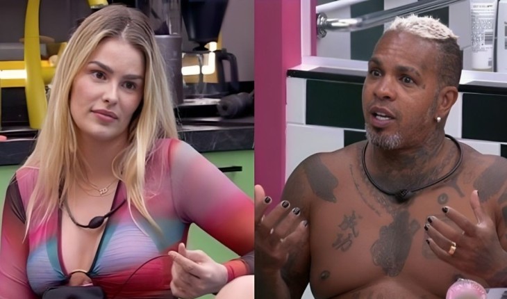 Rodriguinho zomba de Yasmin Brunet e deixa sister sem graça no BBB24: ‘Você vai sair rolando’