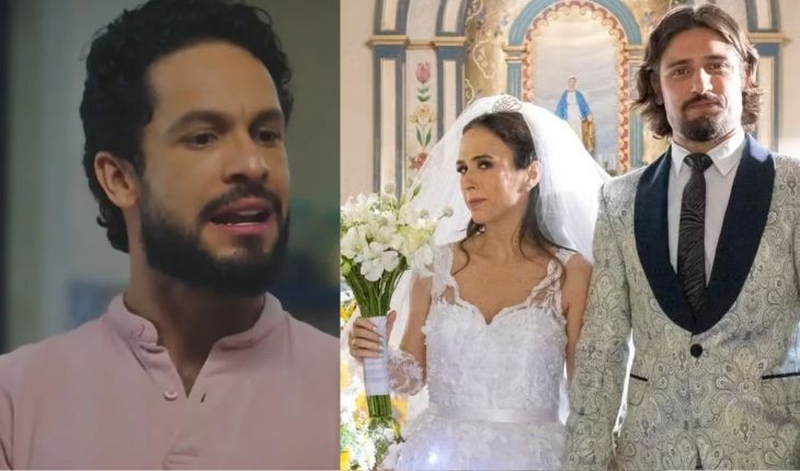 Trisal em Terra e Paixão? Luigi recebe proposta inimaginável no casamento de Anely e Natercinho