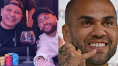 Neymar e o pai enviam ajuda financeira e advogado para Daniel Alves