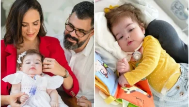 Filha caçula de Juliano Cazarré é levada às pressas para hospital