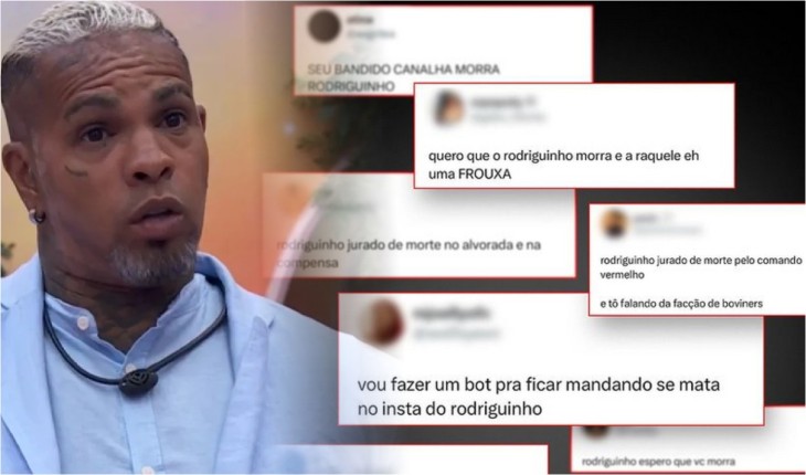 Rodriguinho vira o grande vilão do BBB24, recebe ameaças de morte e equipe do cantor divulga comunicado