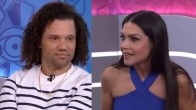 Thaís Fersoza ‘maceta’ Maycon durante entrevista no BBB24 e dá lição de moral: ‘O corpo é dela’