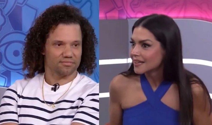 Thaís Fersoza ‘maceta’ Maycon durante entrevista no BBB24 e dá lição de moral: ‘O corpo é dela’