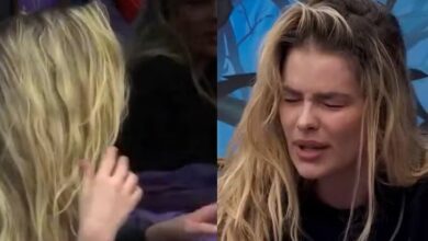 BBB24: Yasmin Brunet se assusta com estado de seu cabelo, solta palavrão e reação da modelo viraliza na web