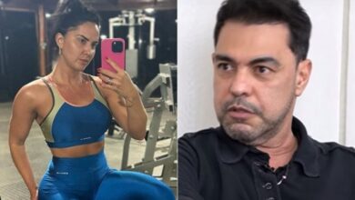 Graciele Lacerda revela que Zezé Di Camargo está careca e que a proibiu de filmá-lo: ‘não deixa ninguém ver’