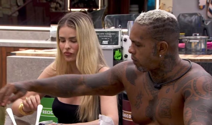 Rodriguinho repreende Yasmin, que só queria saborear um biscoito em paz no BBB24: ‘já quer comer sem fim’