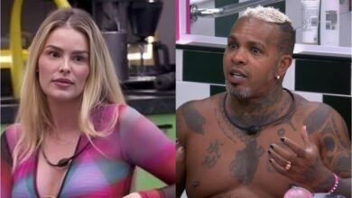 ‘Vai ter uma mordaça’: Rodriguinho sugere amordaçar Yasmin Brunet no BBB24 e ela diz que o cantor é ‘cruel’