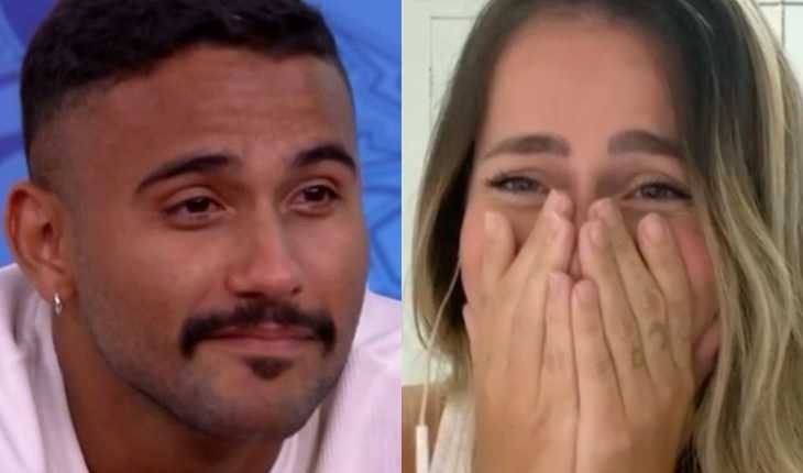 Fora do BBB24, Lucas Pizane se esquece do rosto da namorada e leva bronca ao vivo: ‘Eu falei várias vezes’