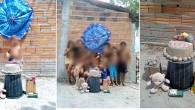 História de menino de 2 anos que comemorou aniversário com bolo de areia comove a web