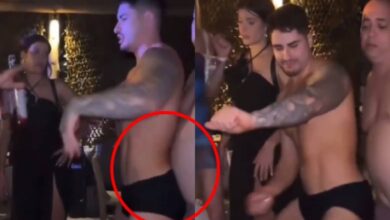 Lucas Souza faz dança sensual com outro homem e Jaqueline interrompe