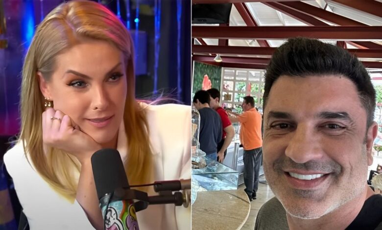 Ana Hickmann volta a negar romance com Edu Guedes e brinca: “É gatinho”