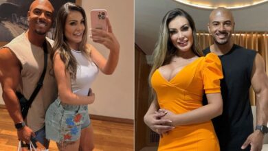 Andressa Urach se declara a novo namorado e agradece apoio em profissão