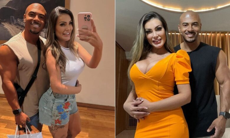 Andressa Urach se declara a novo namorado e agradece apoio em profissão