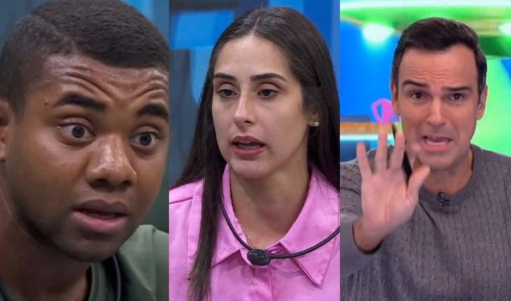 BBB24: Davi reclama de dor de barriga ao vivo, Anne cogita feijão estragado e Tadeu Schmidt ‘entra em ação’