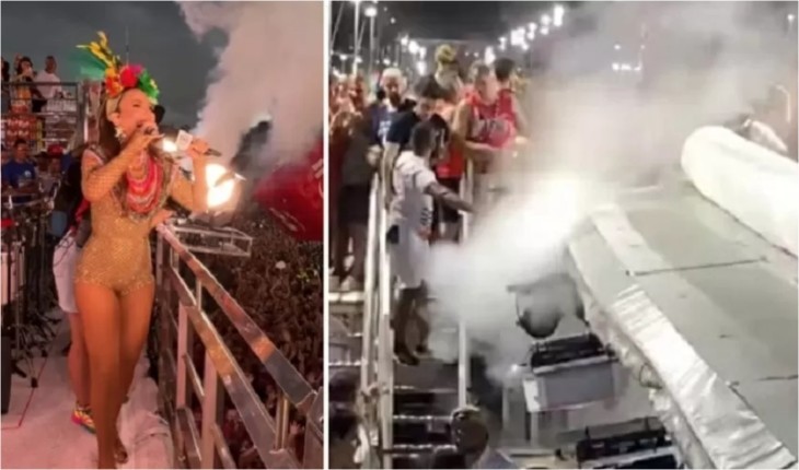 Vídeo: Ivete Sangalo chora após explosão em trio deixar duas pessoas feridas e provocar o caos no Carnaval