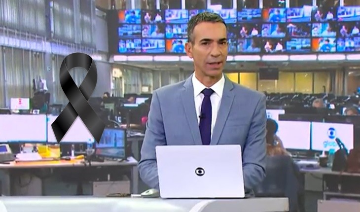 César Tralli impacta o público com triste notícia na TV Globo: ‘infelizmente morreu’