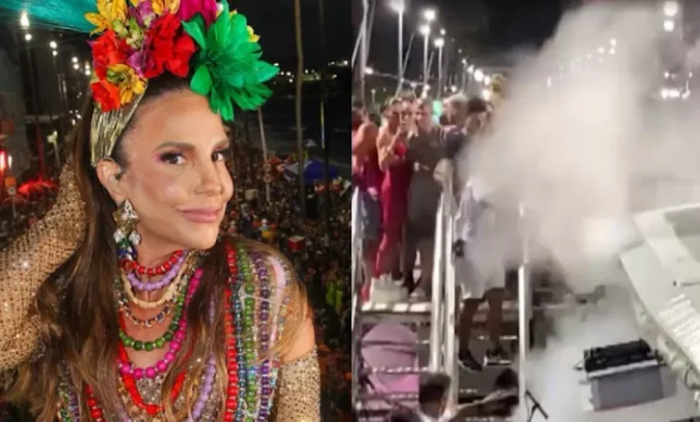 Explosão causa grande susto no trio de Ivete Sangalo em Salvador – vídeo