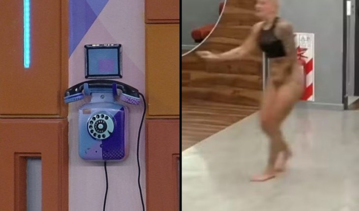 Big Brother: sem calcinha, participante sai correndo do banheiro para atender Big Fone