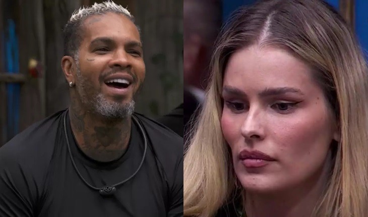 Rodriguinho diz que Yasmin Brunet perdeu as estribeiras e tem comido muito no BBB24 e dispara: ‘Velha gulosa’