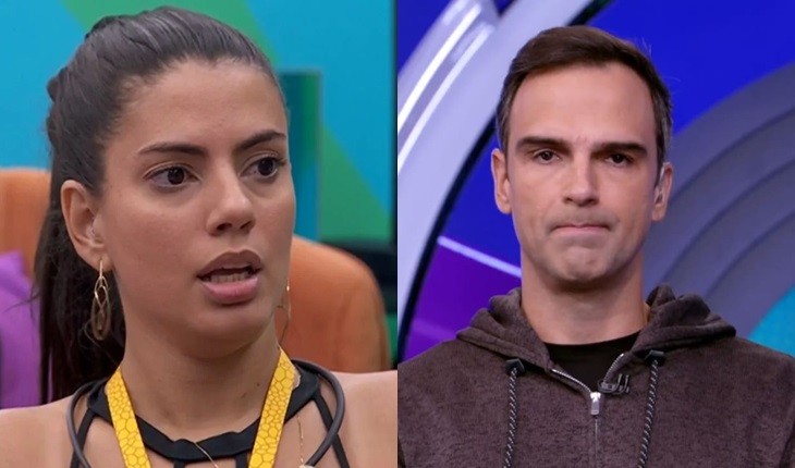 Após provocação, Fernanda chama Beatriz de maluca e Tadeu Schmidt repreende atitude da sister