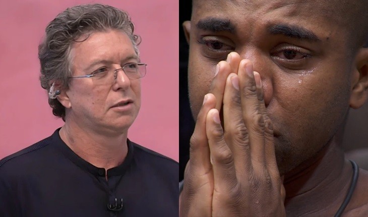 Aos prantos, Davi decide deixar BBB24, vai ao confessionário e fala com Boninho: ‘É o que a gente conversou’