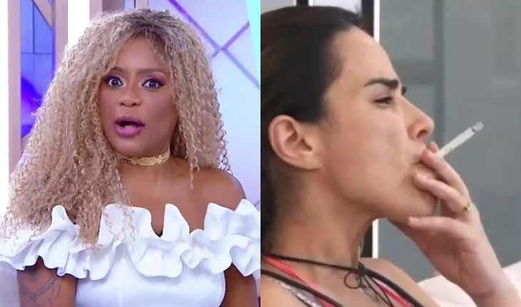 Cariúcha diz o que pensa após ver Wanessa e Yasmin fumando no BBB24: ‘São vegetarianas né?’