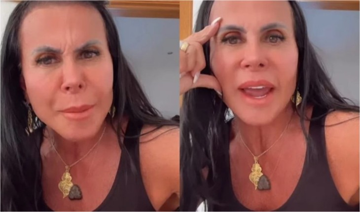 Vídeo divulgado por Gretchen revela que ela passará por uma cirurgia: ‘Agora não tem mais jeito’